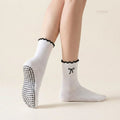 Little Joy | Ruffle Ribbon Crew Grip Socks