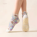 Studio Grace | ‘Vintage Bloom’ Low-Cut Grip Socks