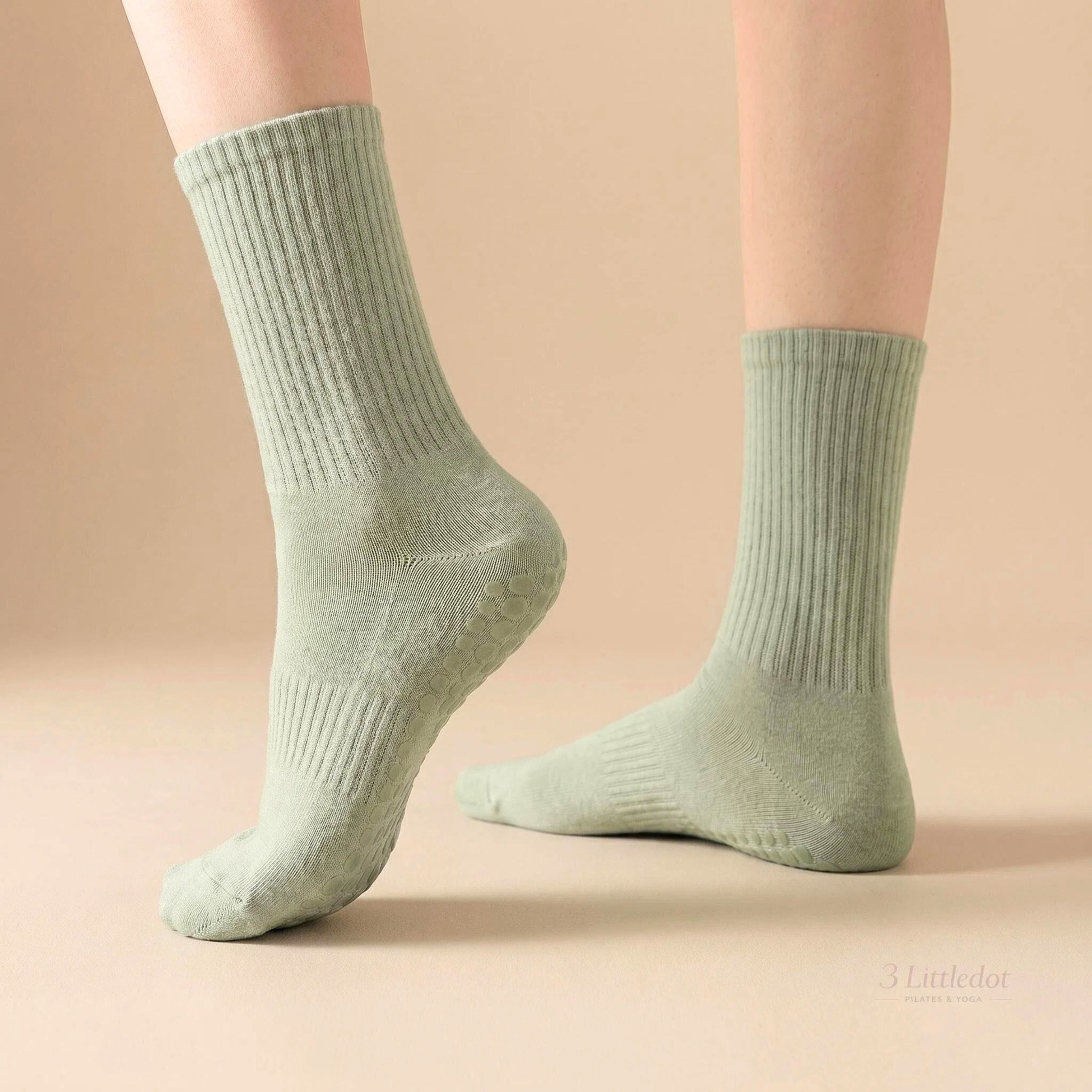 Everyday Dot | Mid-Calf Grip Socks