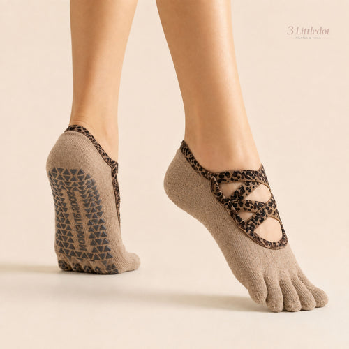 Ballet Muse | 5-toe Strap Grip Socks