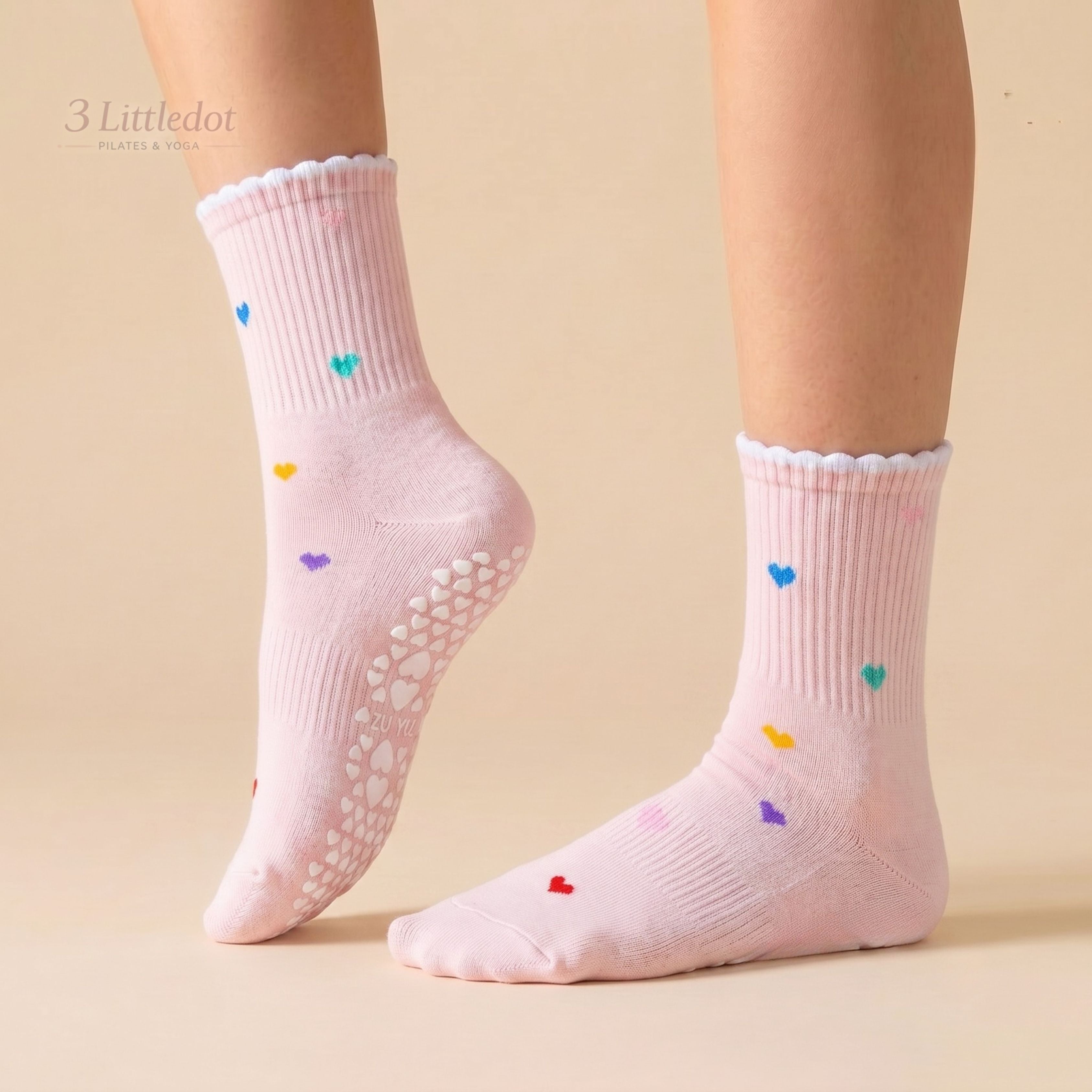 Little Joy | 'Multi Love' Crew Grip Socks
