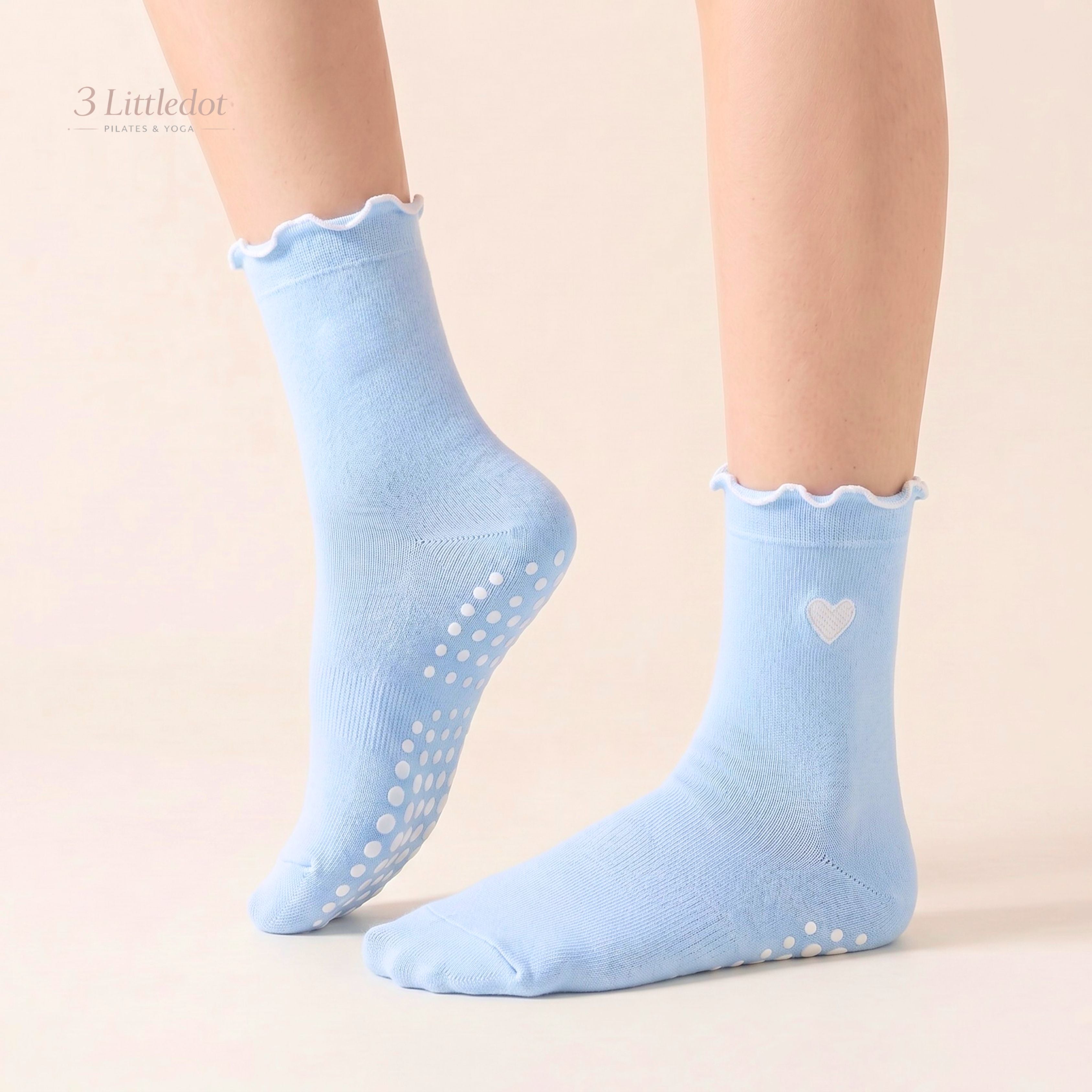 Little Joy | Ruffle Love Crew Grip Socks