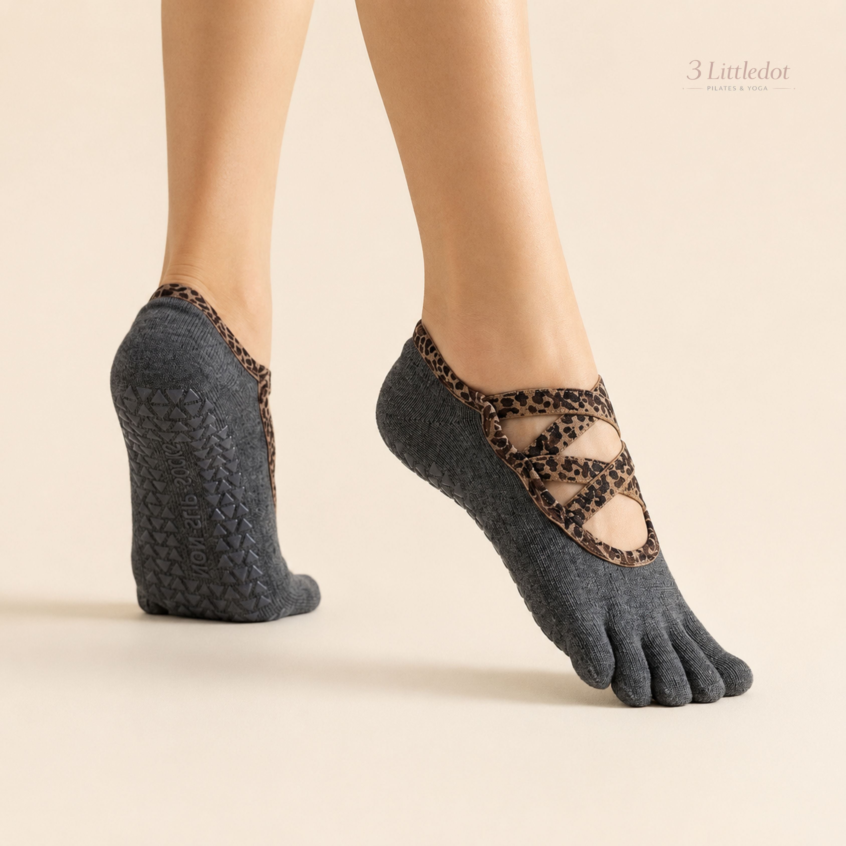 Ballet Muse | 5-toe Strap Grip Socks