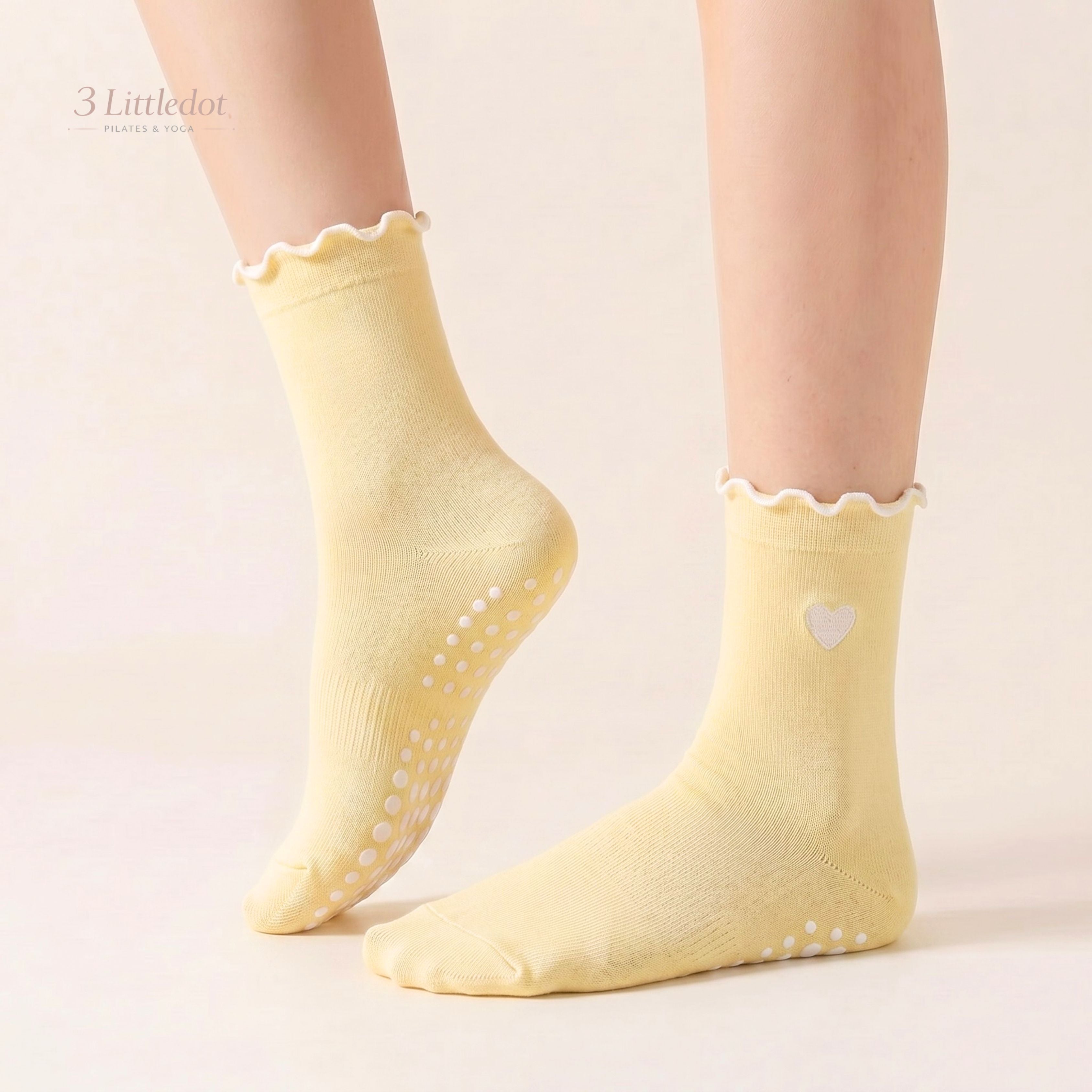 Little Joy | Ruffle Love Crew Grip Socks