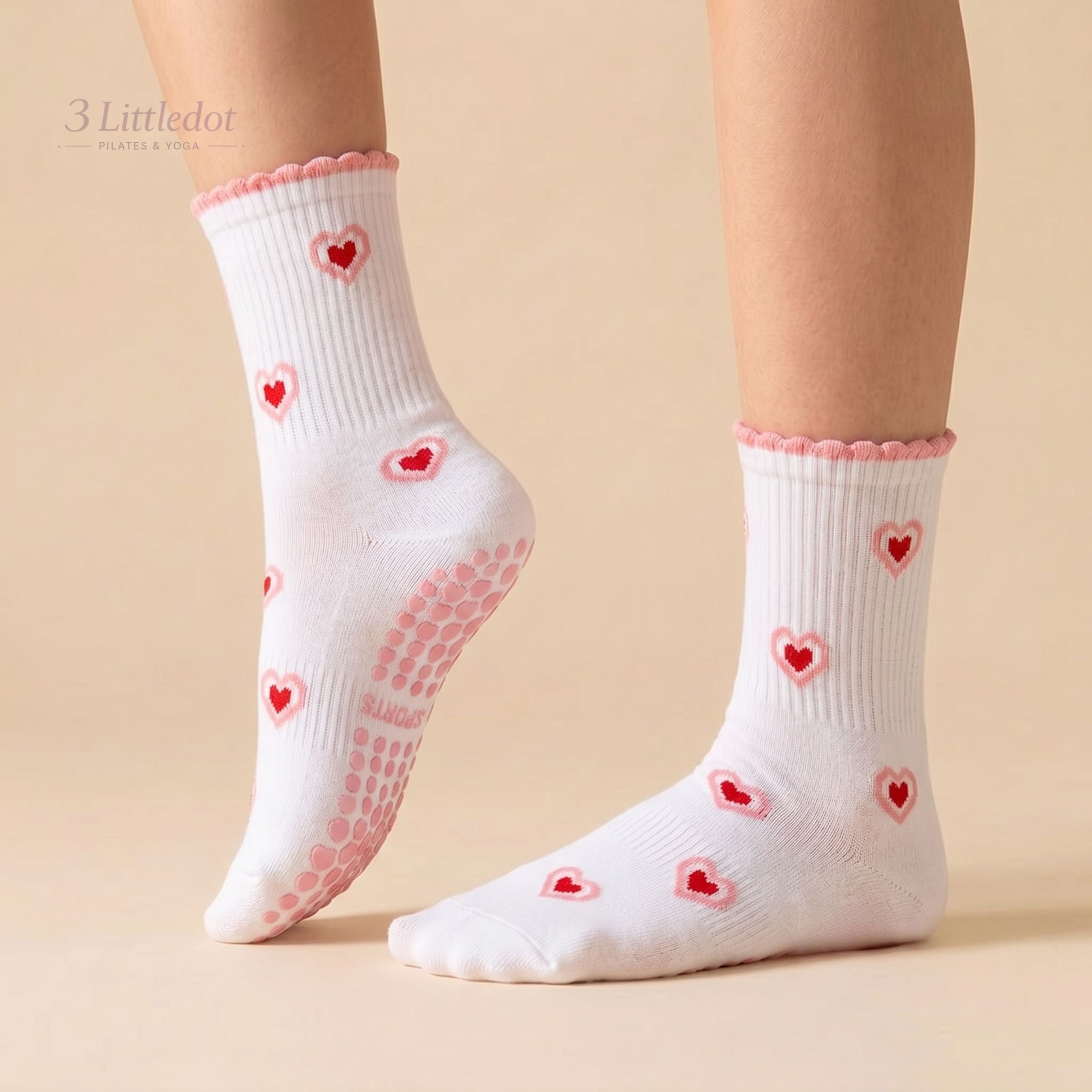 Little Joy | 'Multi Love' Crew Grip Socks