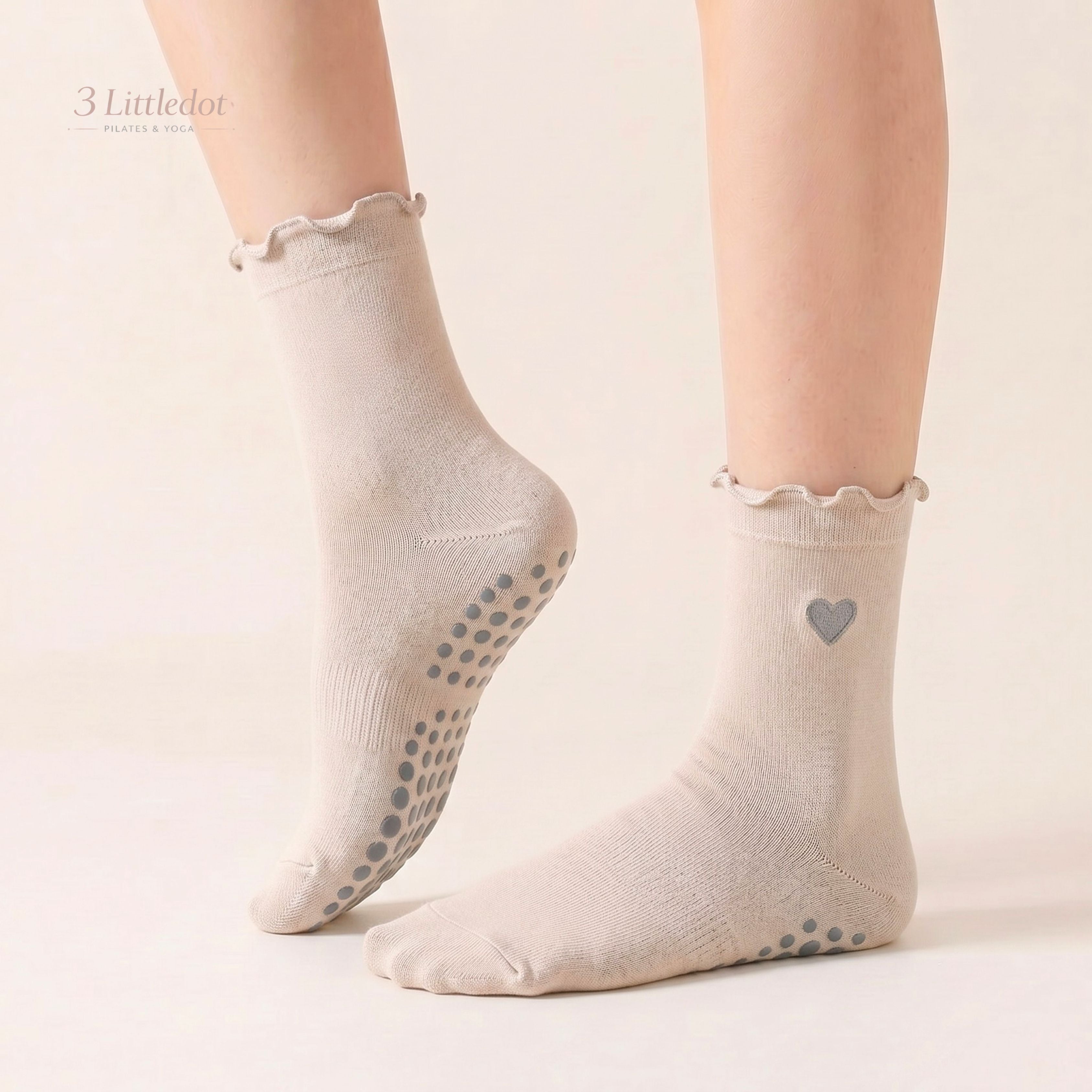 Little Joy | Ruffle Love Crew Grip Socks