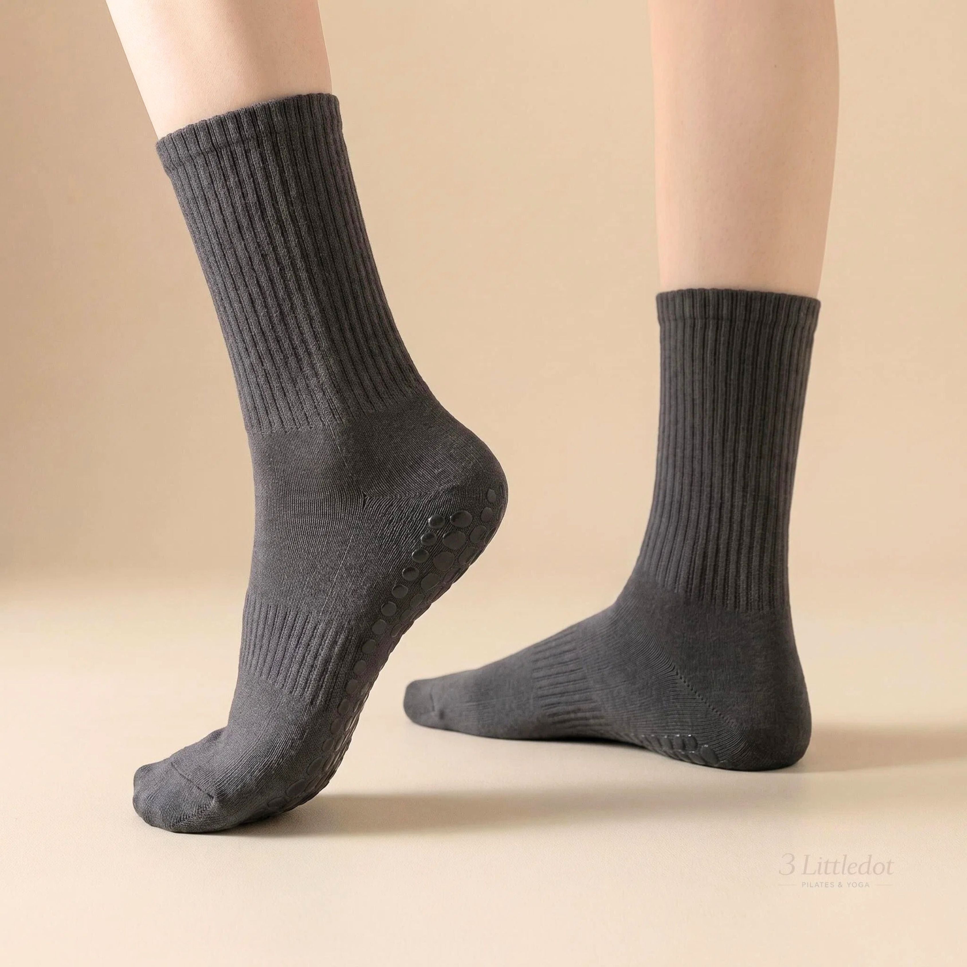 Everyday Dot | Mid-Calf Grip Socks