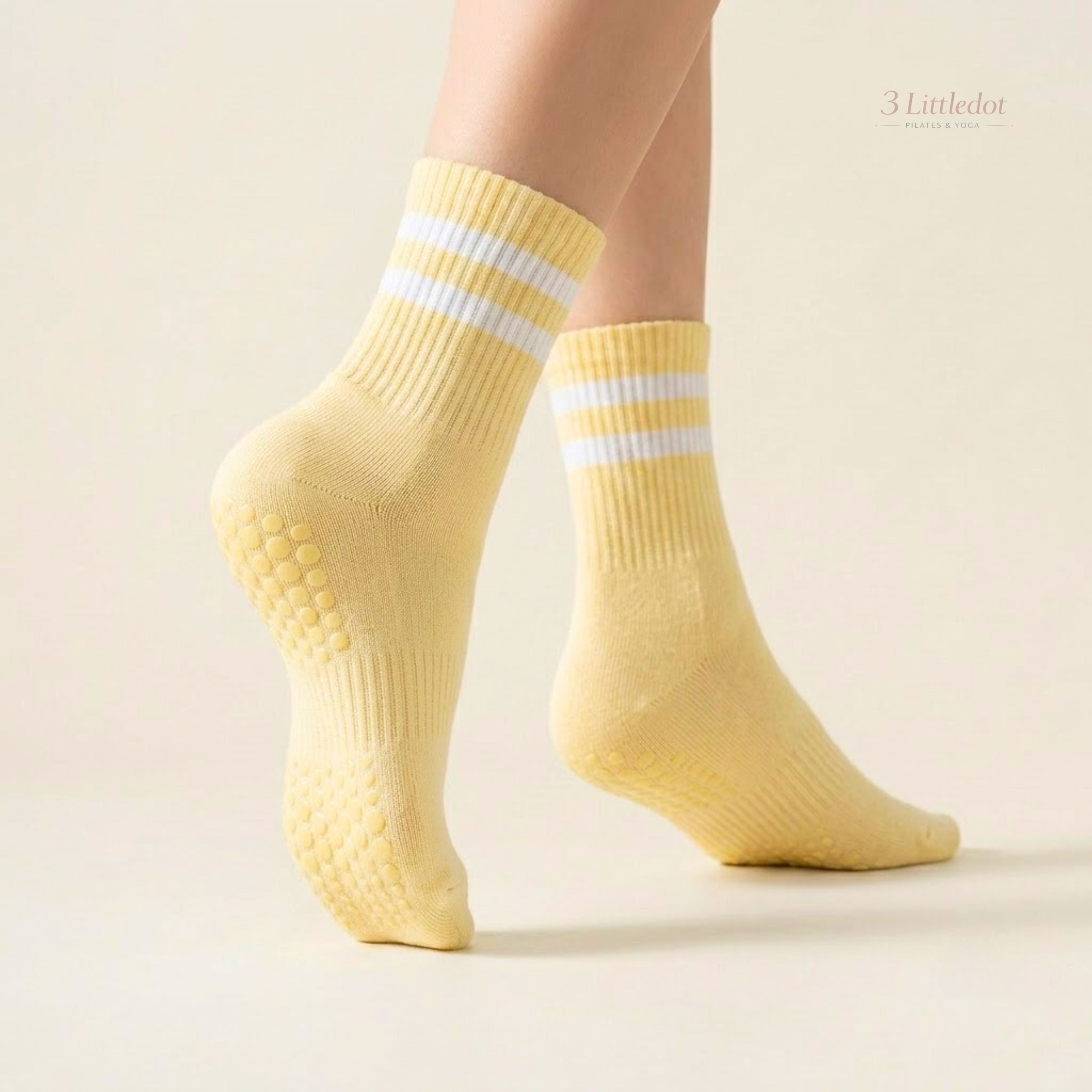 Varsity Club | Classic-Stripe Crew Grip Socks