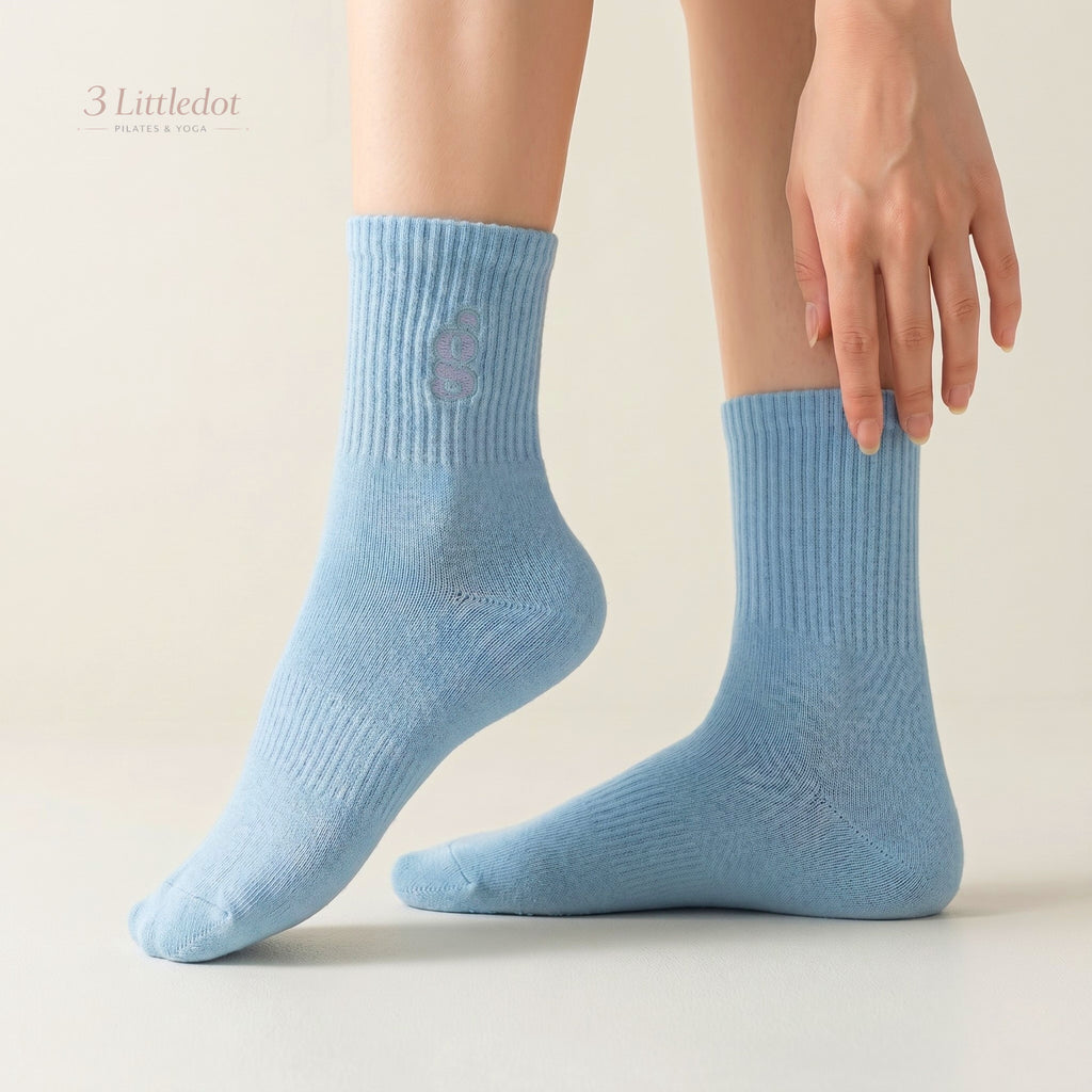 Varsity Club | Soft Stripe Crew Grip Socks