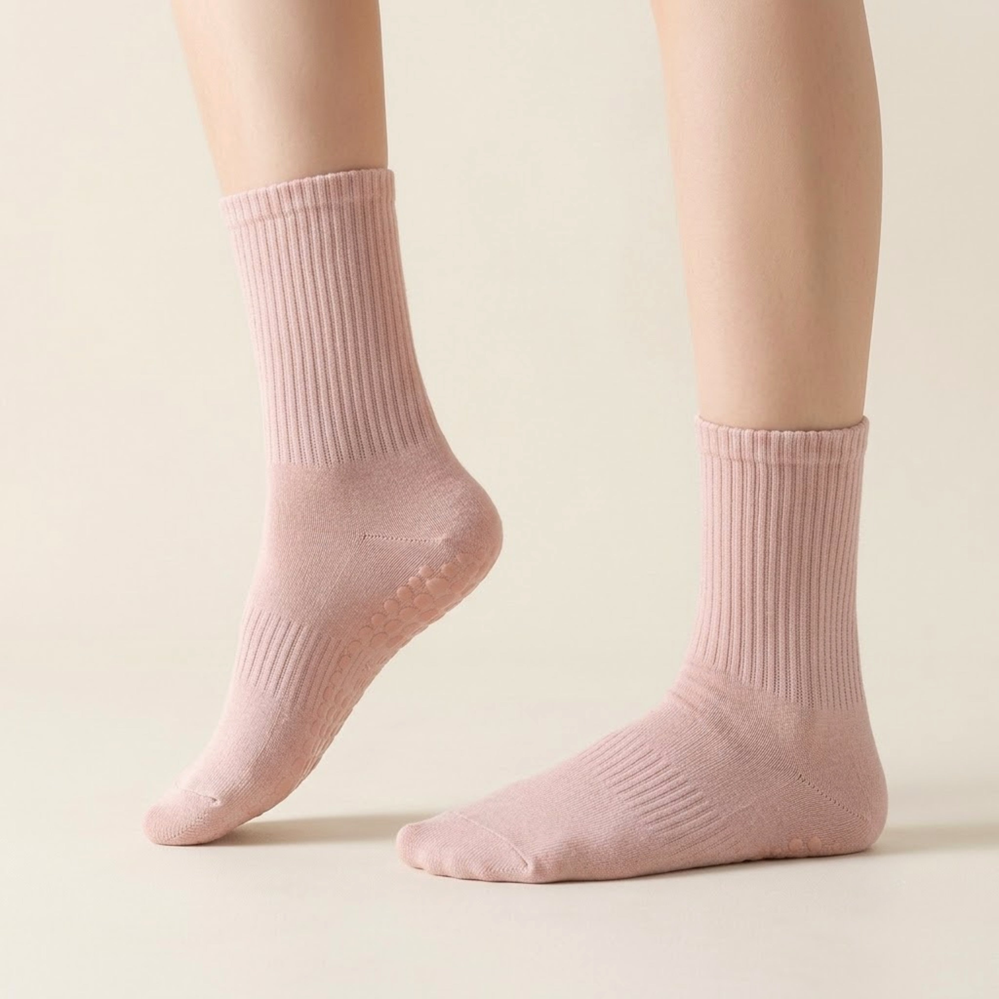 Everyday Dot | Mid-Calf Grip Socks