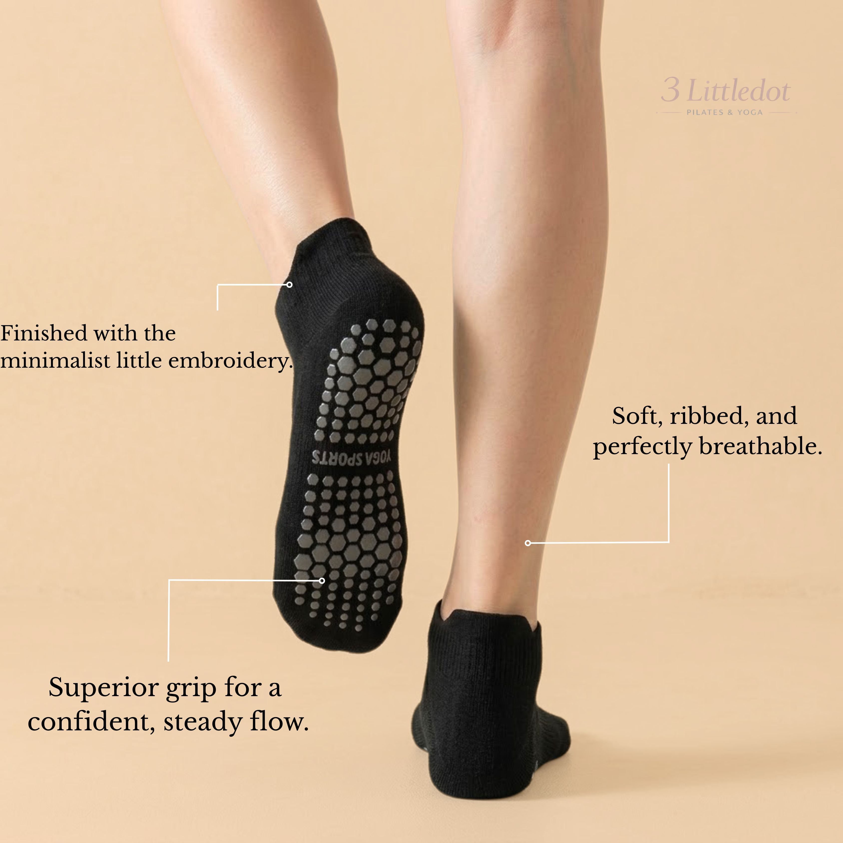 Everyday Dot | Low-Cut Grip Socks