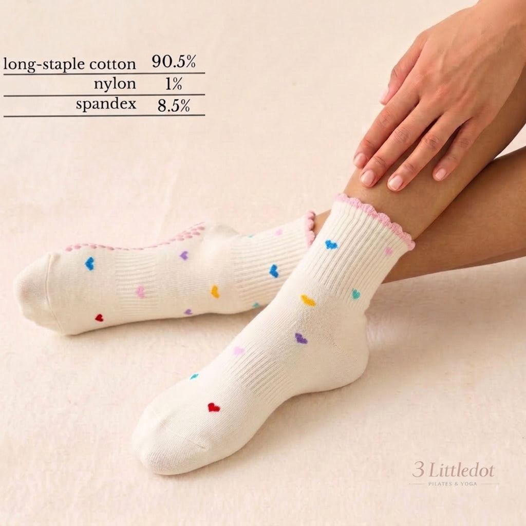 Little Joy | 'Multi Love' Crew Grip Socks