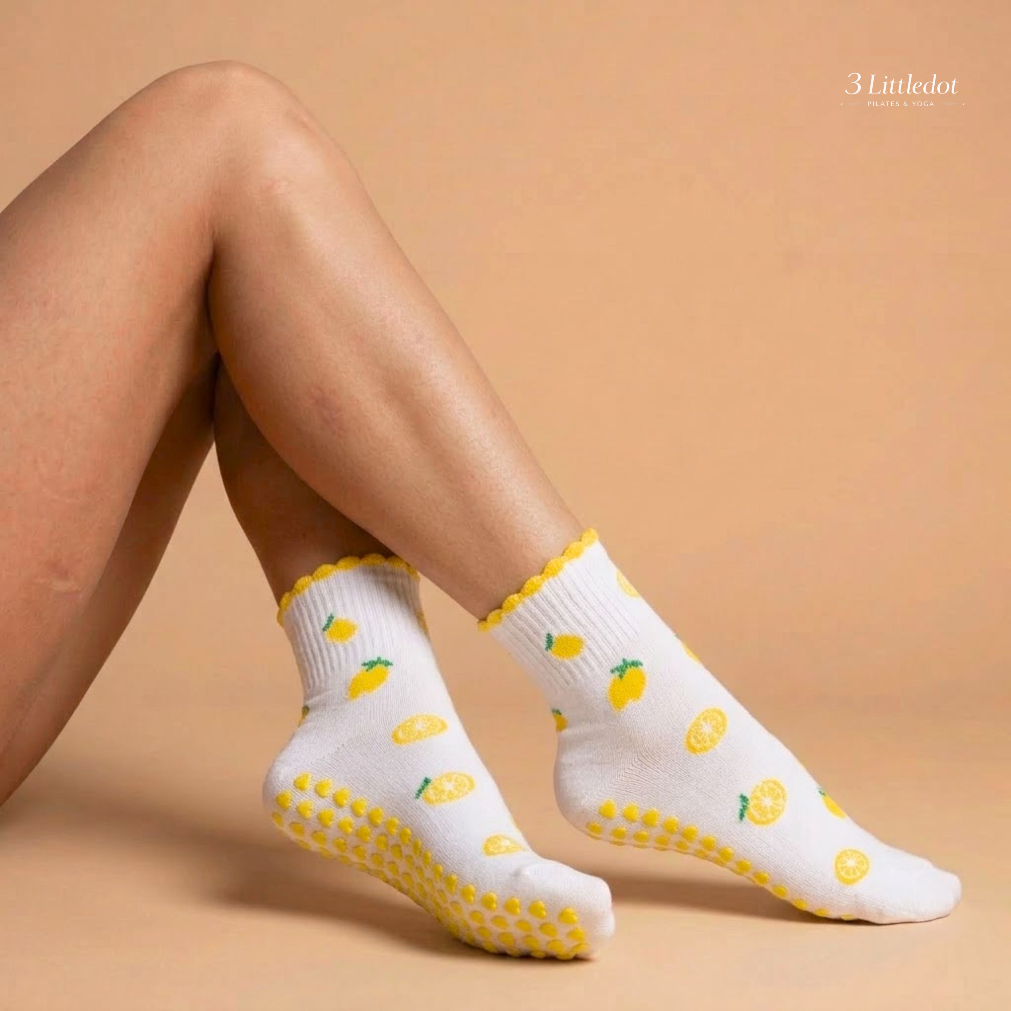 Little Joy | Tiny Motif Crew Grip Socks