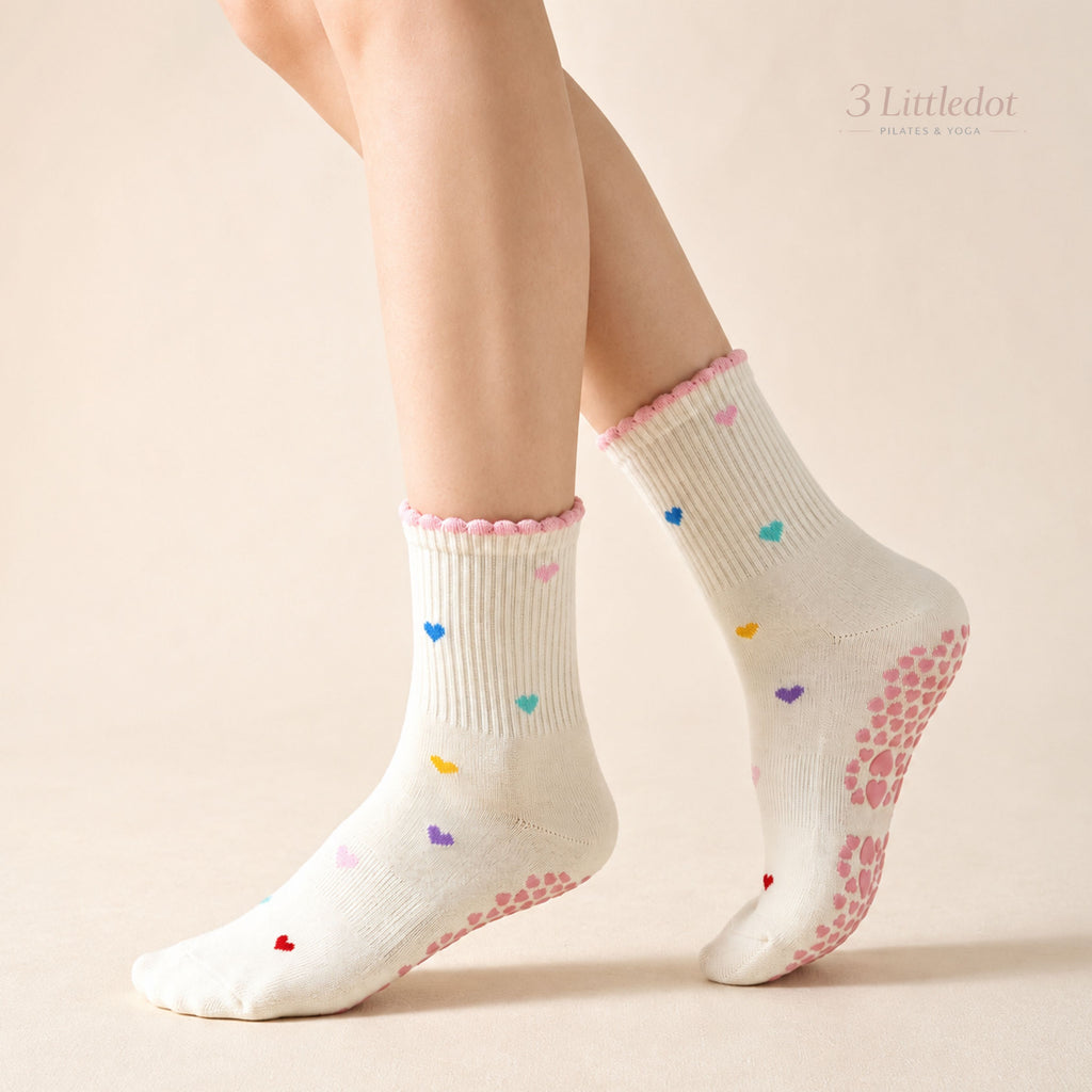 Little Joy | 'Multi Love' Crew Grip Socks