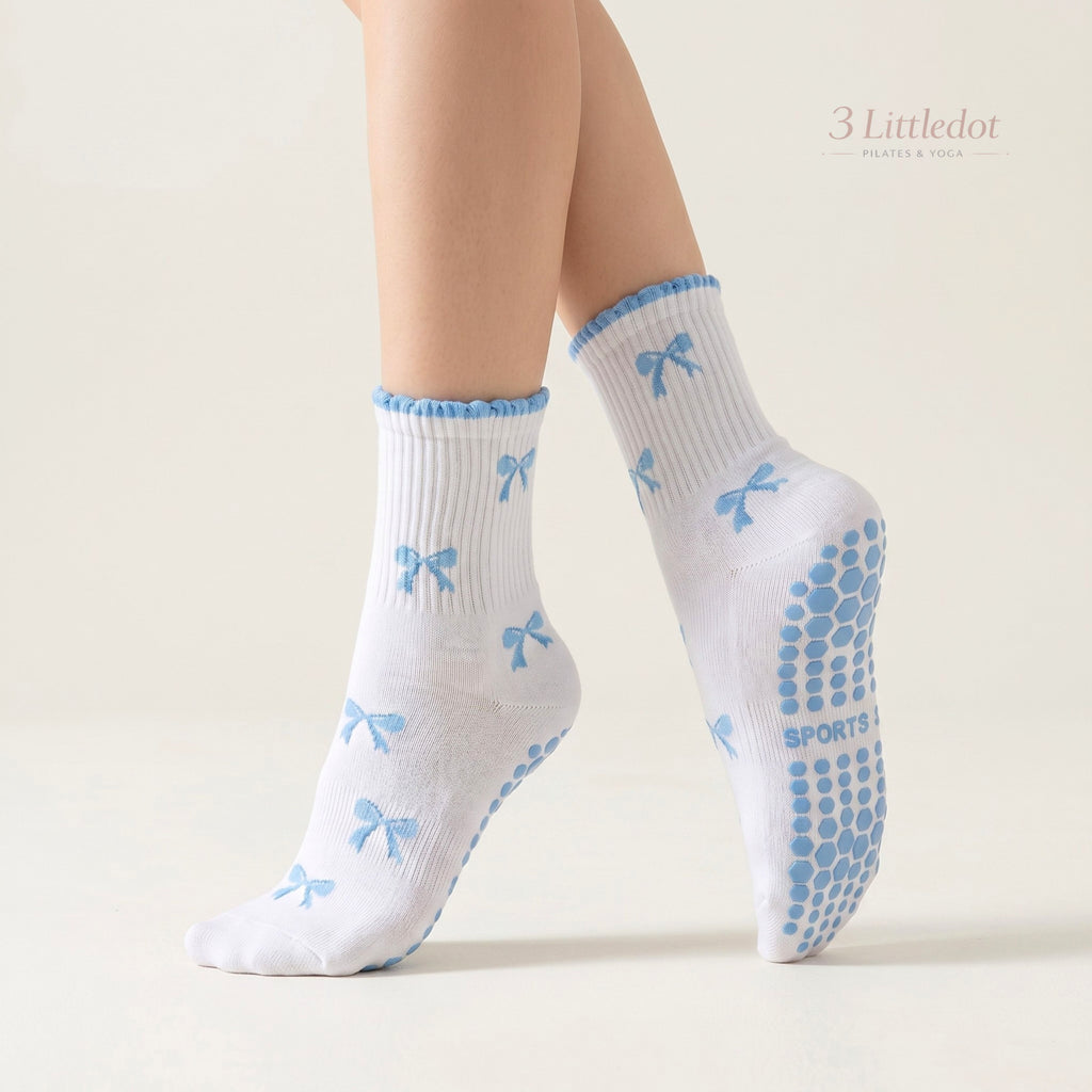 Little Joy | Tiny Motif Crew Grip Socks