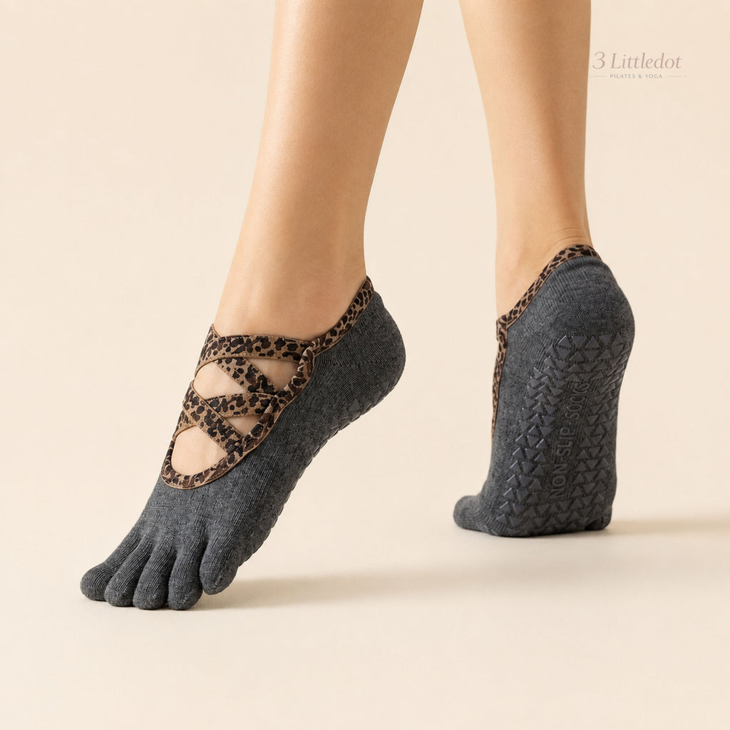 Ballet Muse | 5-toe Strap Grip Socks