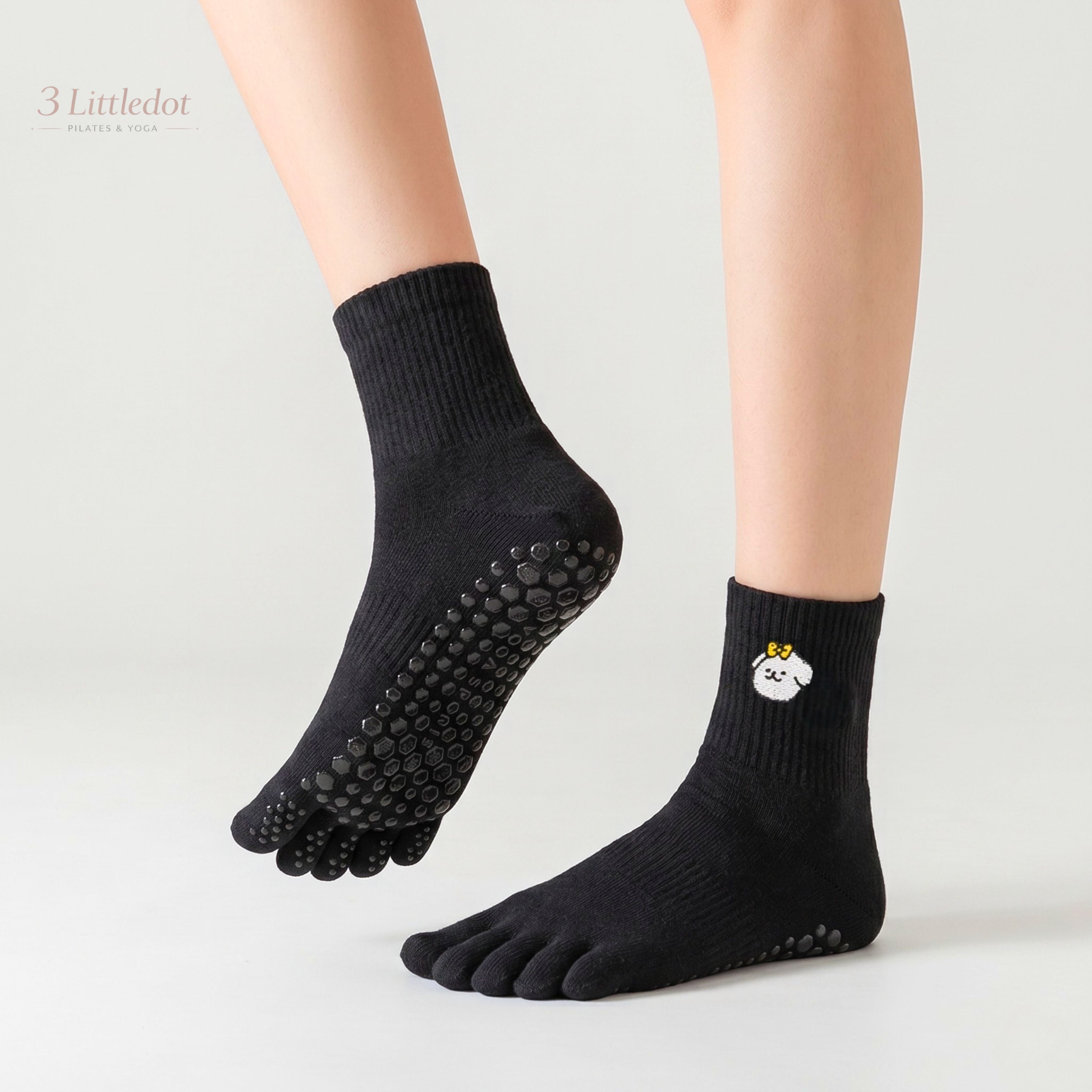 Little Joy | 5-toe Crew Grip Socks