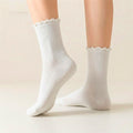 Everyday Dot | Ruffle Crew-Grip Socks