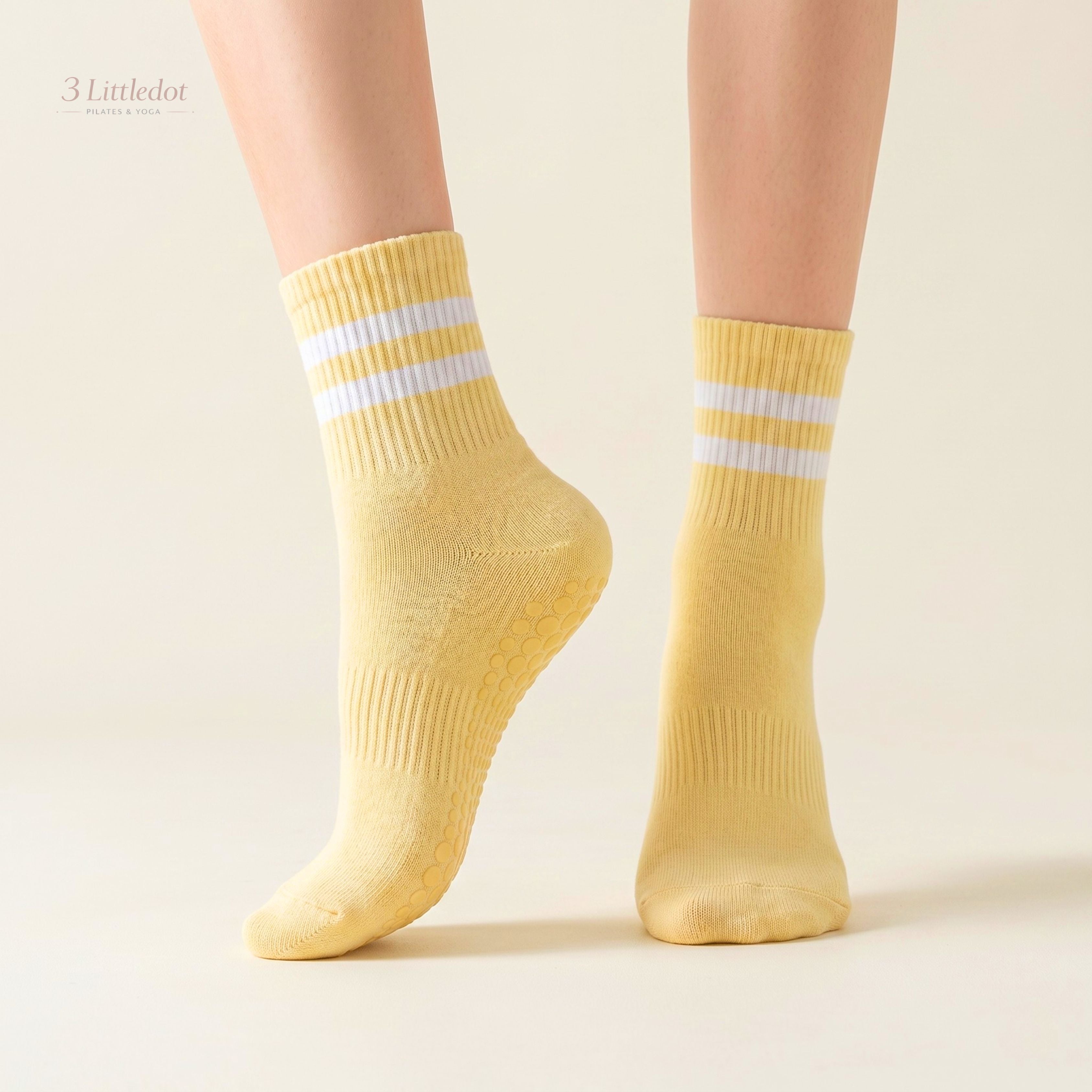 Varsity Club | Classic-Stripe Crew Grip Socks