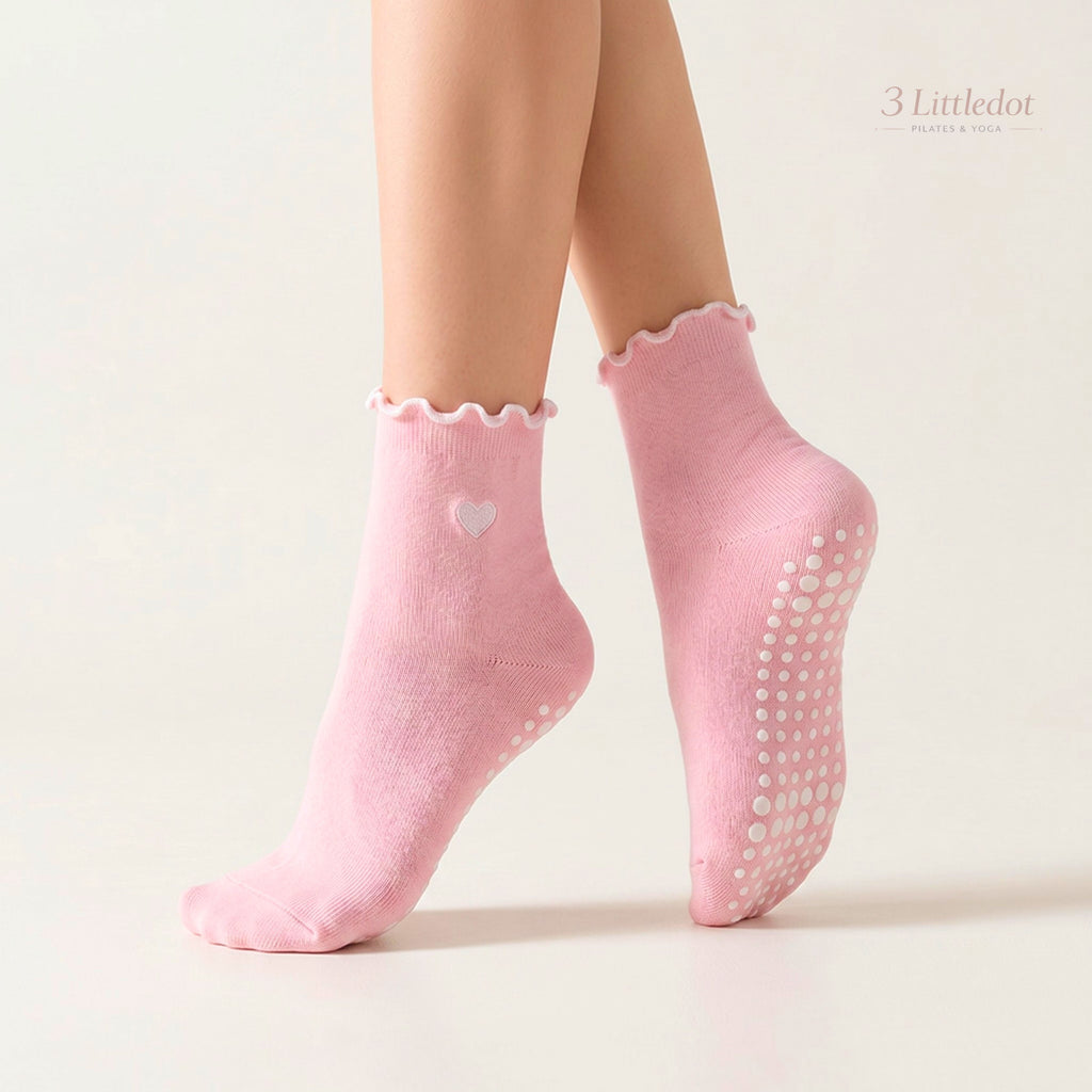 Little Joy | Ruffle Love Crew Grip Socks
