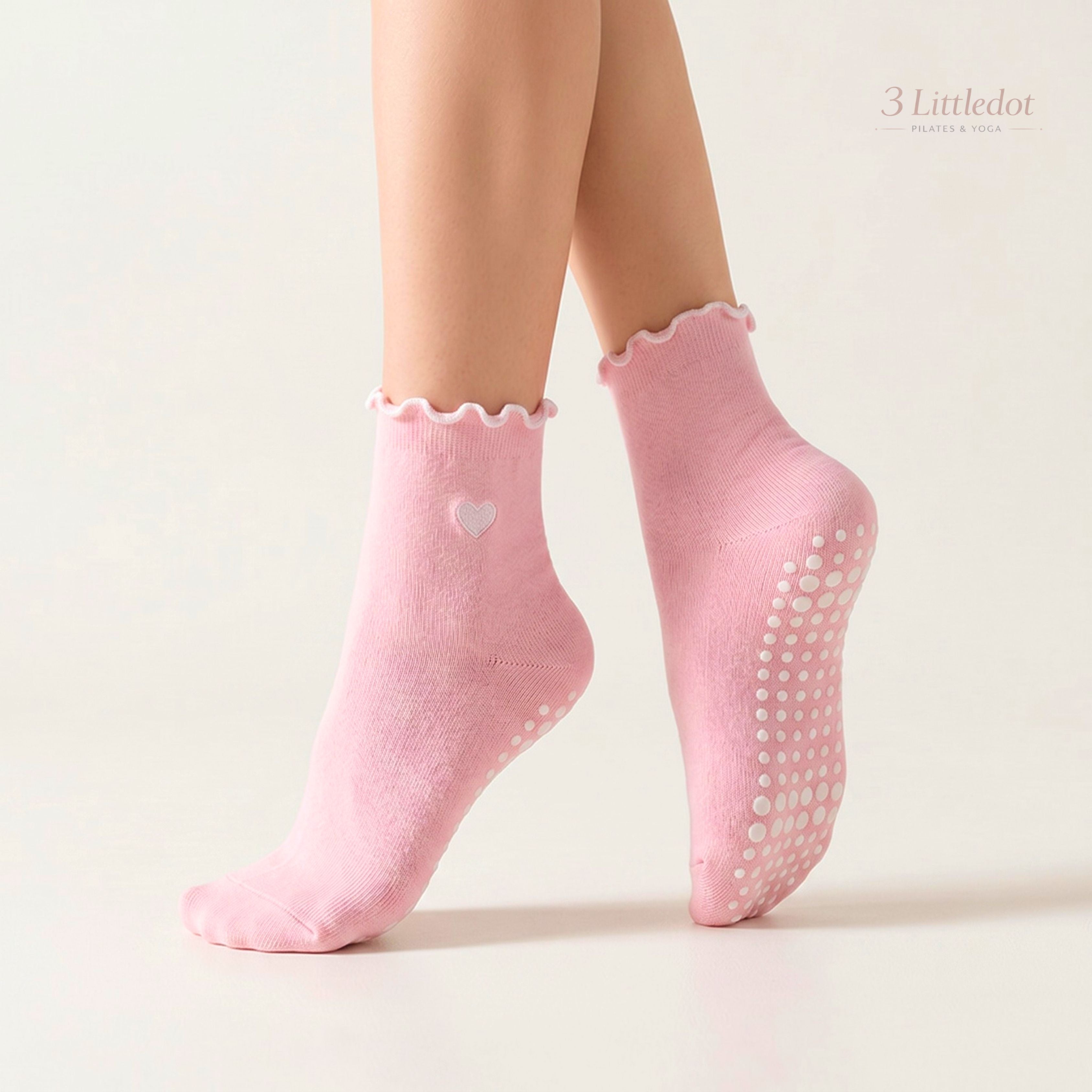 Little Joy | Ruffle Love Crew Grip Socks