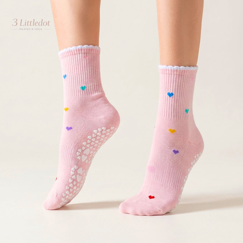 Little Joy | 'Multi Love' Crew Grip Socks