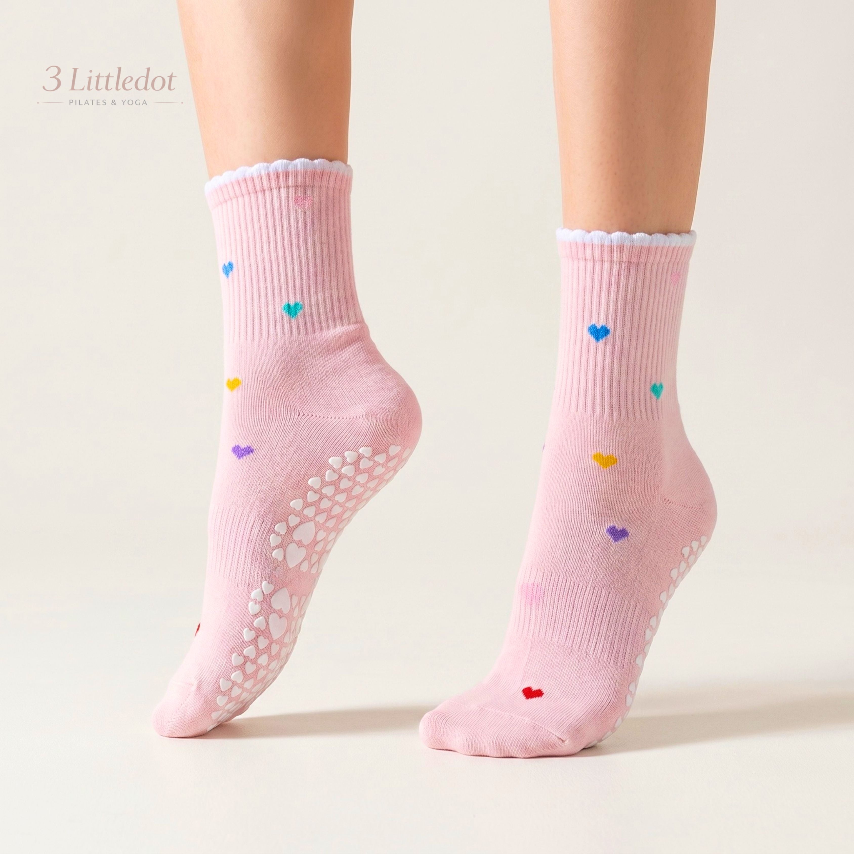 Little Joy | 'Multi Love' Crew Grip Socks