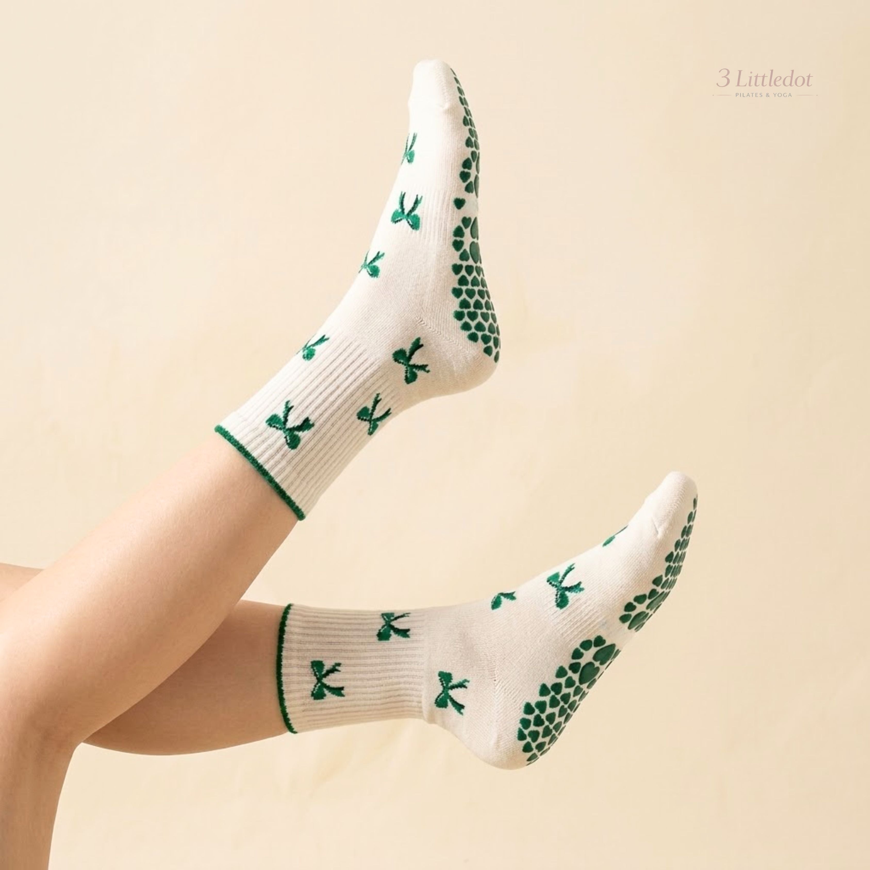 Little Joy | 'Blue Frequency' Crew Grip Socks