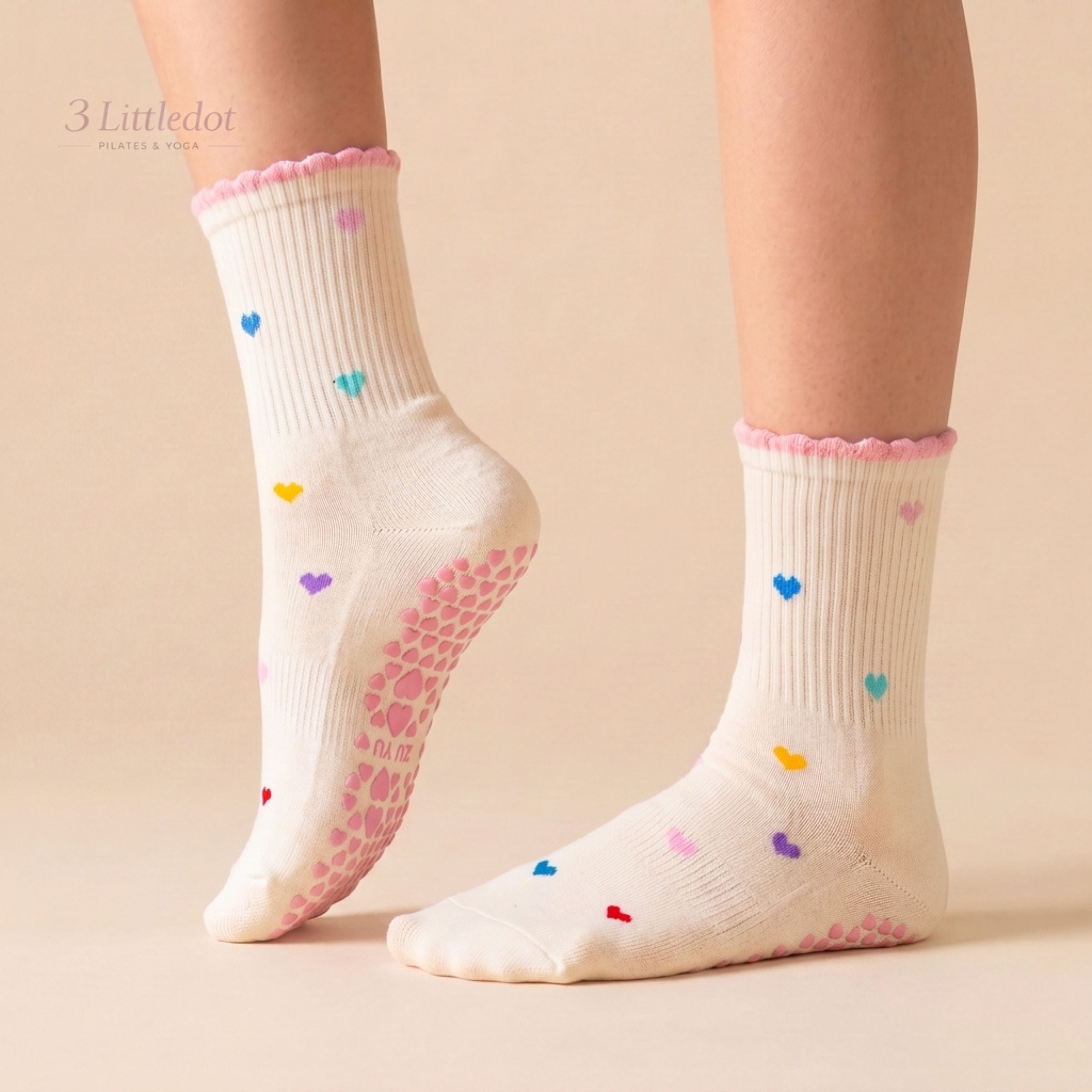 Little Joy | 'Multi Love' Crew Grip Socks