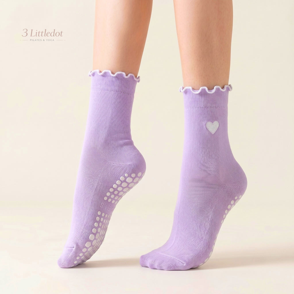 Little Joy | Ruffle Love Crew Grip Socks