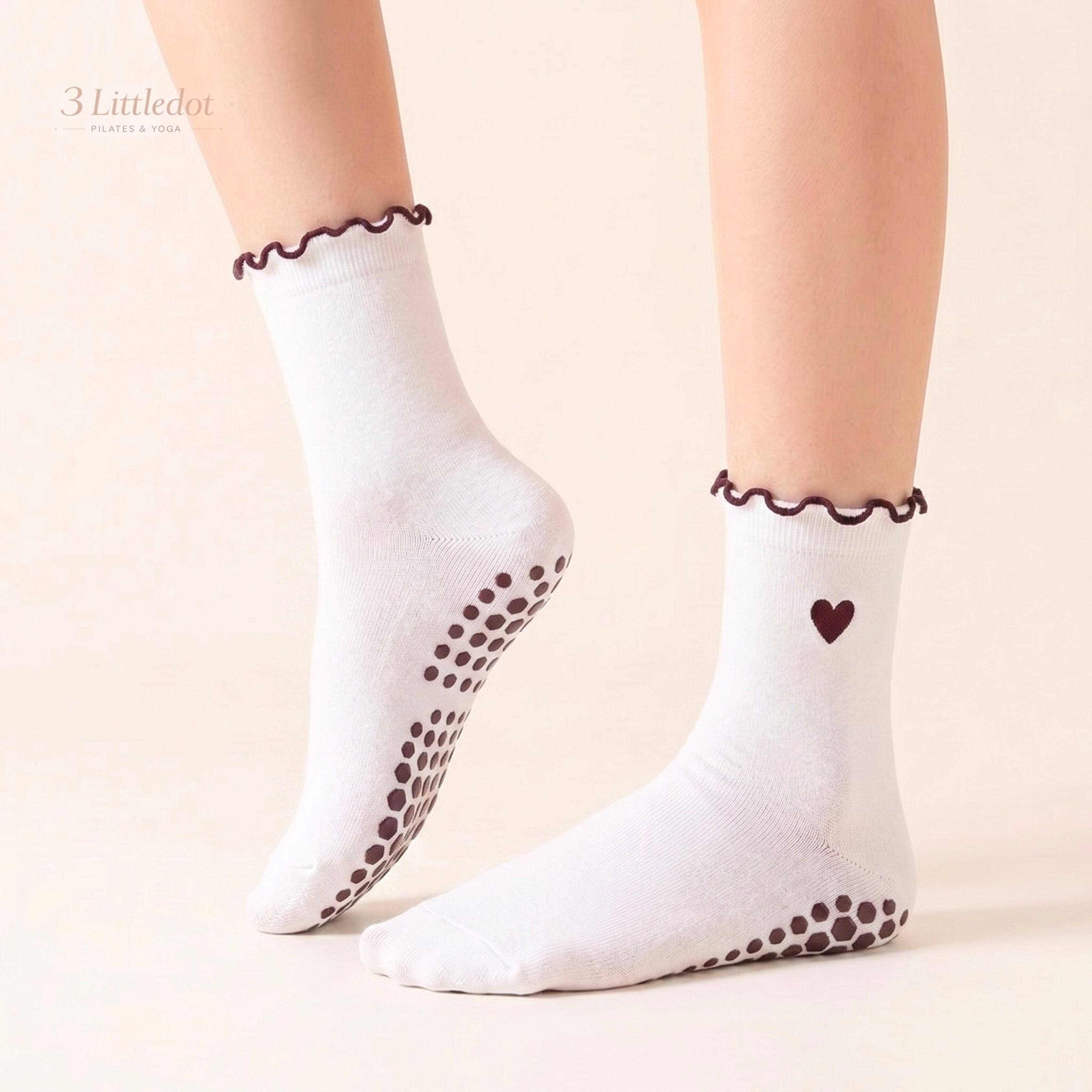 Little Joy | Ruffle Love Crew Grip Socks