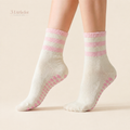 Varsity Club | Soft Stripe Crew Grip Socks