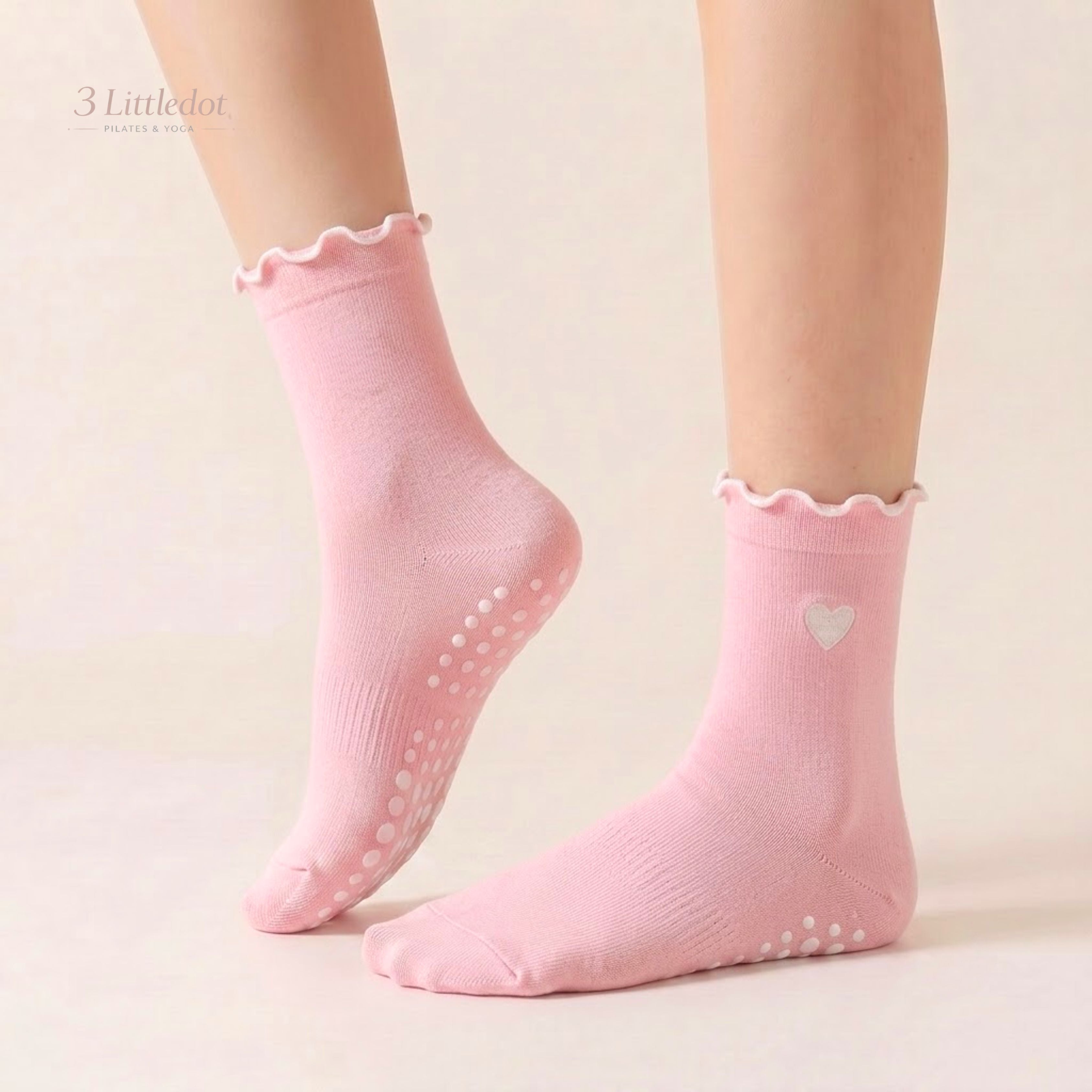 Little Joy | Ruffle Love Crew Grip Socks